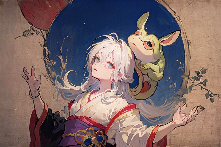 鳥獣戯画萌え絵化