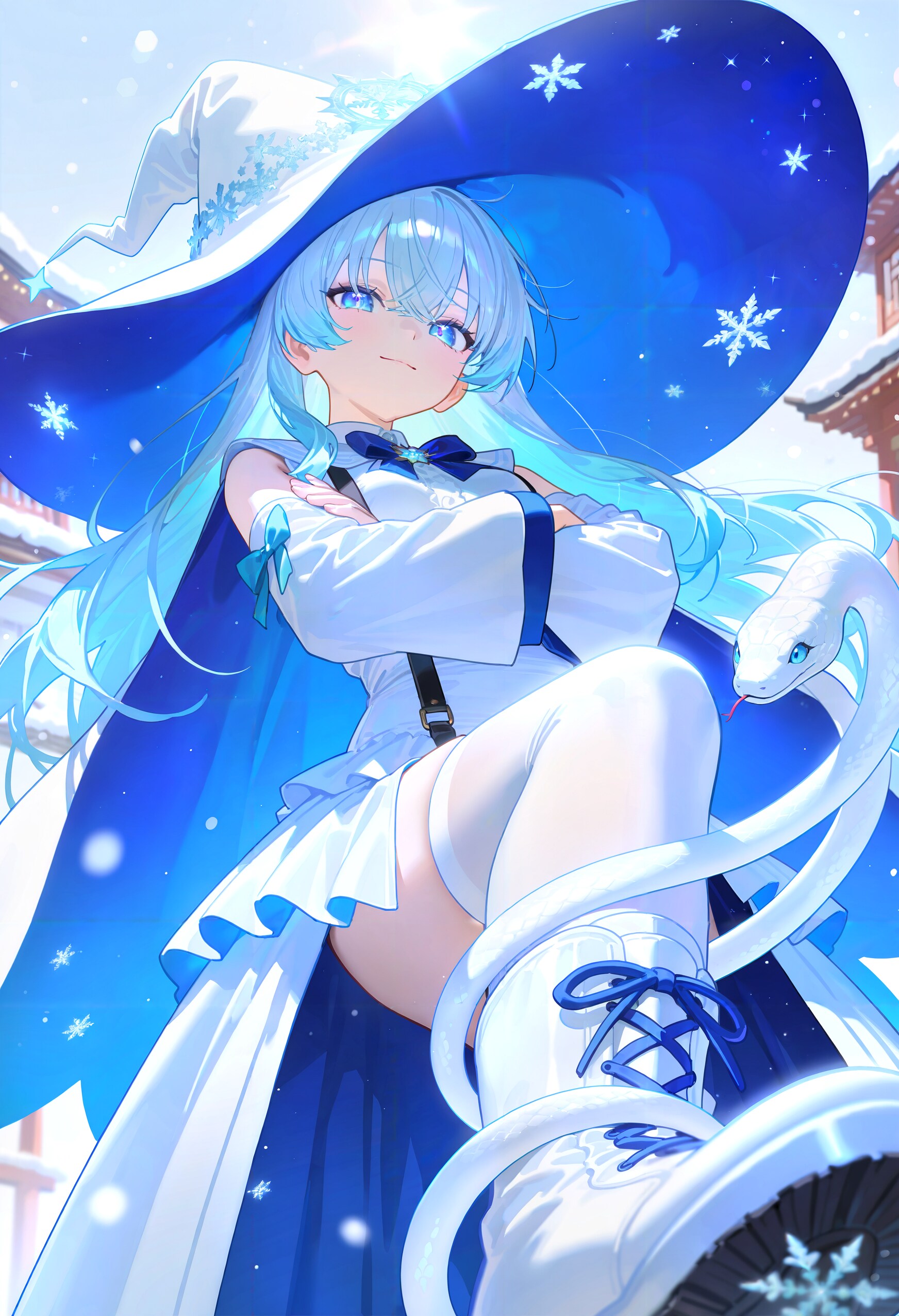 Blue and White | の人気AIイラスト・グラビア