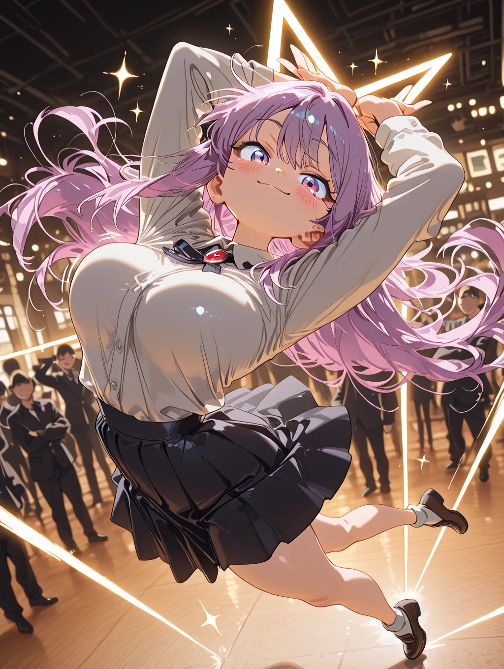 お嬢様独特の決めポーズ