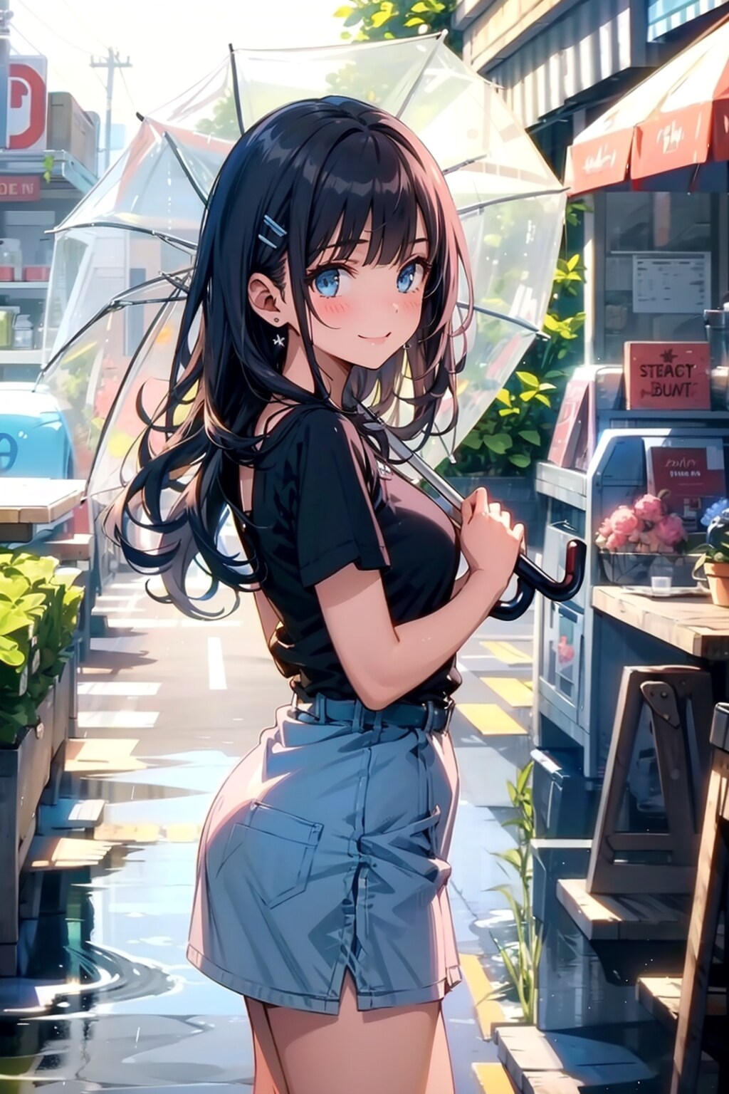 梅雨にて | の人気AIイラスト・グラビア