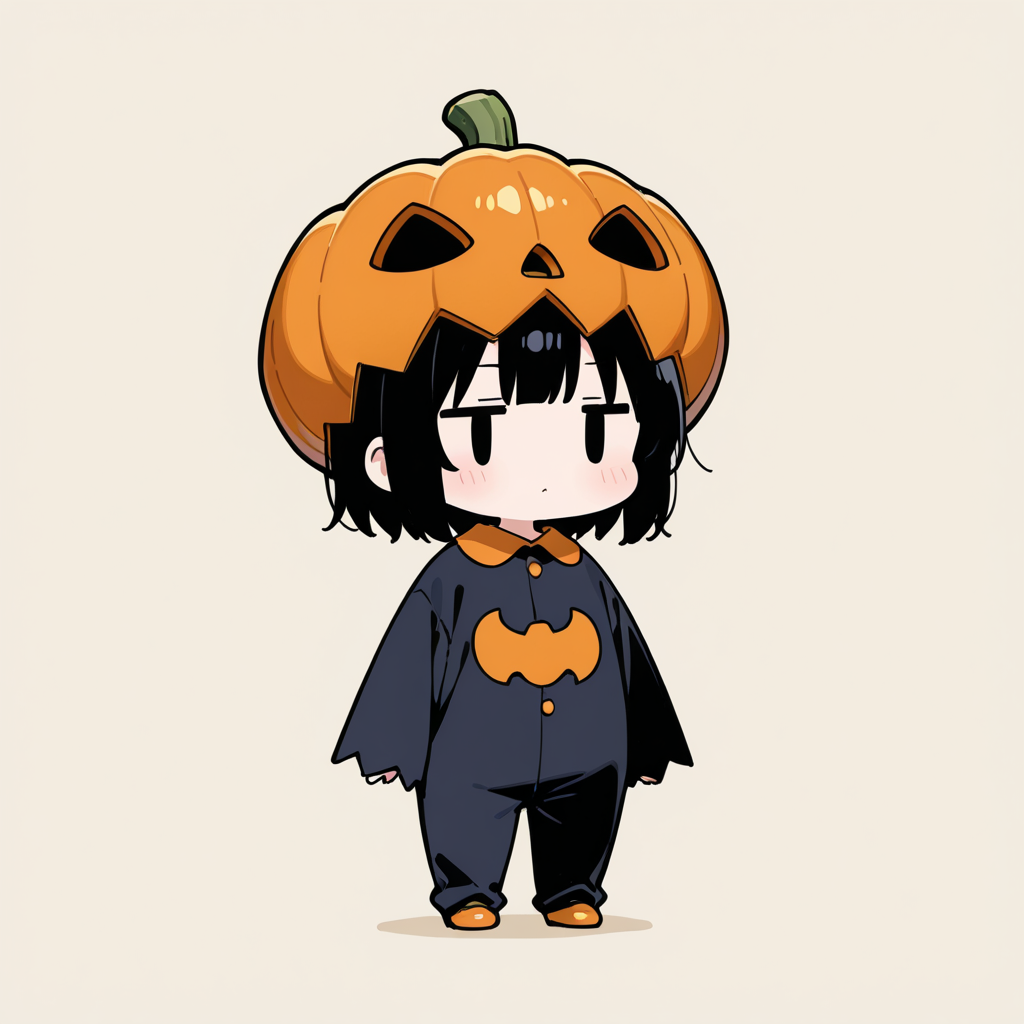 着ぐるみ着せ替え（ジャックオーランタン）