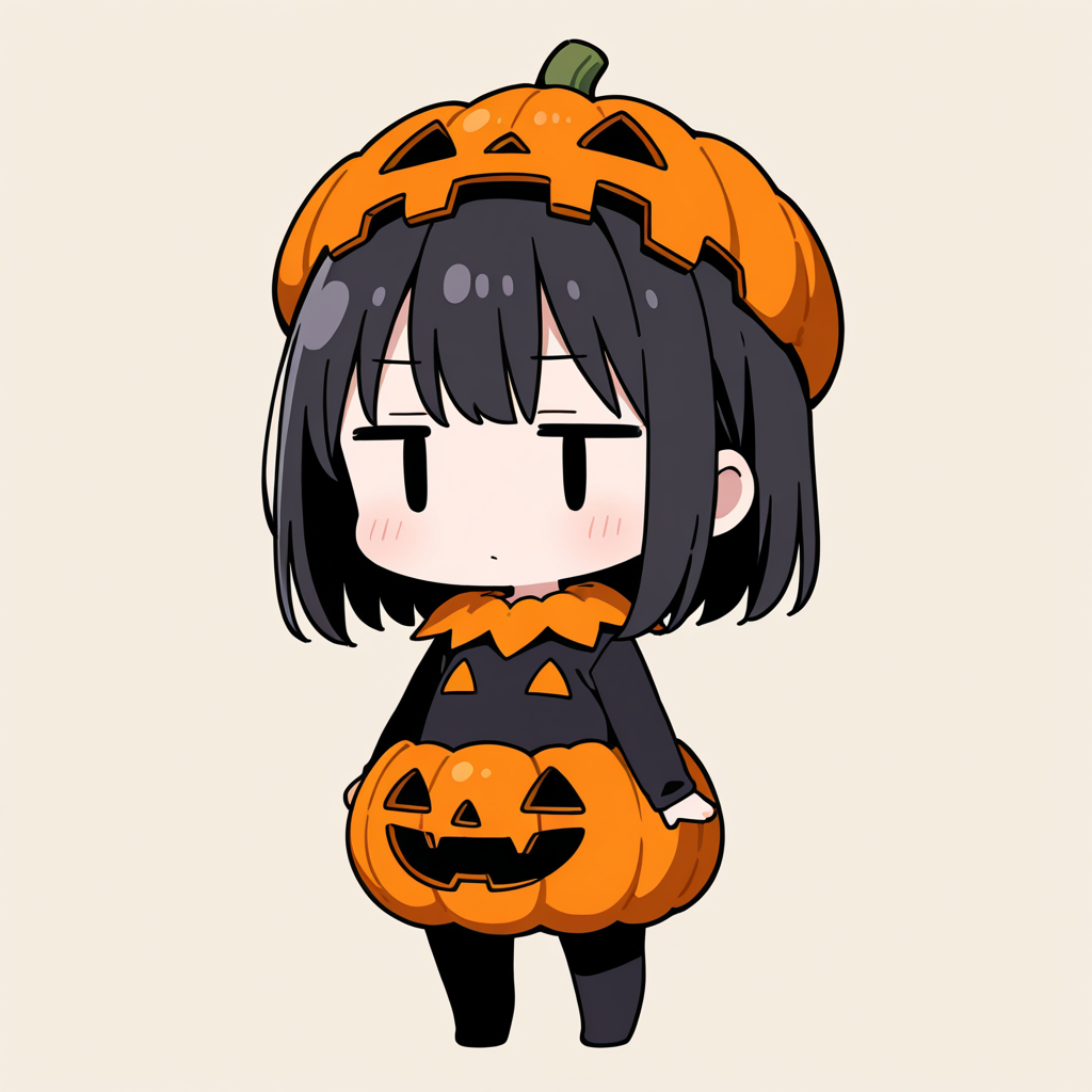 着ぐるみ着せ替え（ジャックオーランタン）