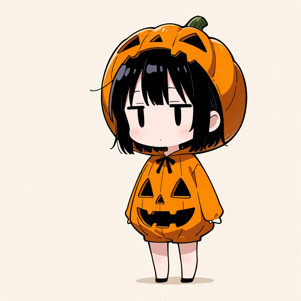 着ぐるみ着せ替え（ジャックオーランタン）