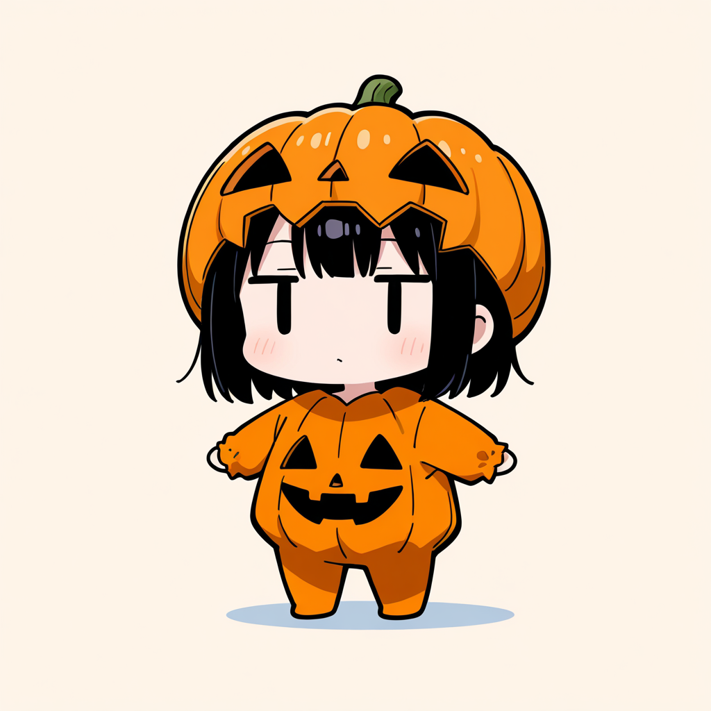 着ぐるみ着せ替え（ジャックオーランタン）