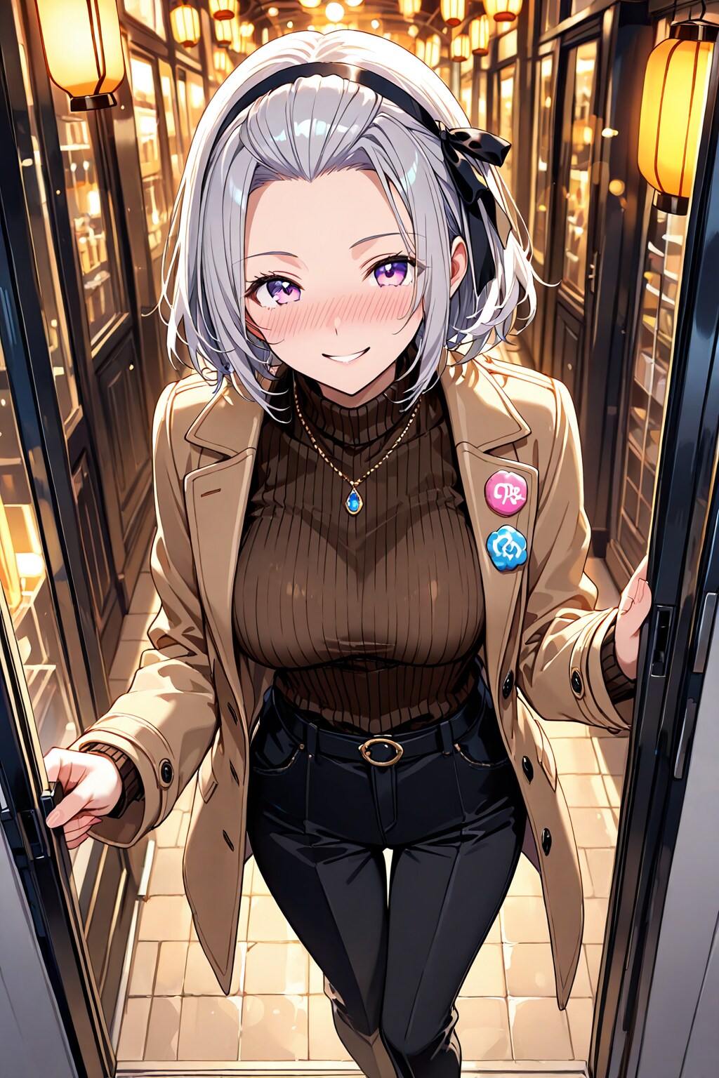 どこにする？♡　早く一杯やりたいキュートなお姉さん