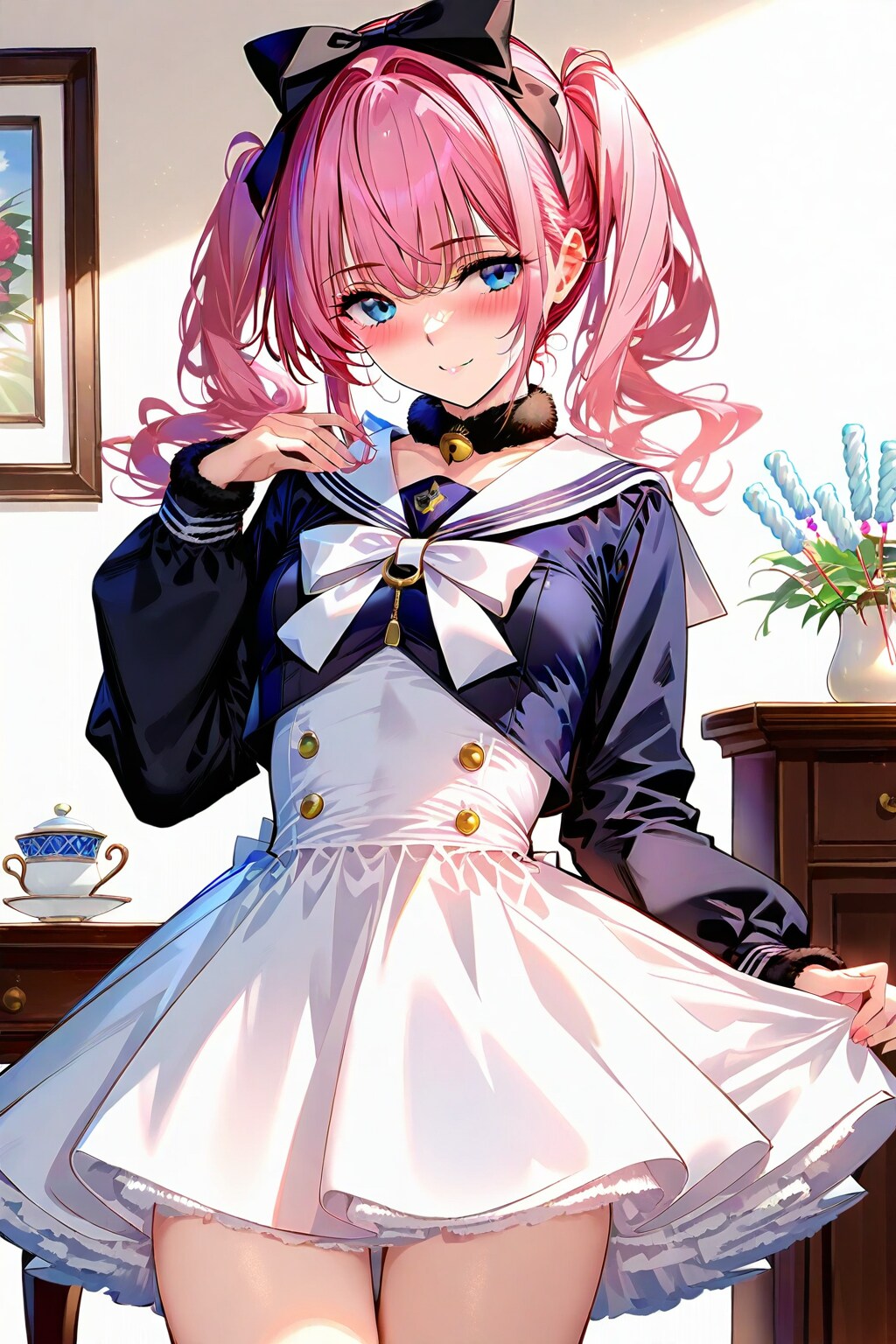 ミサカ妹のゴシックロリータセーラー服ファッション