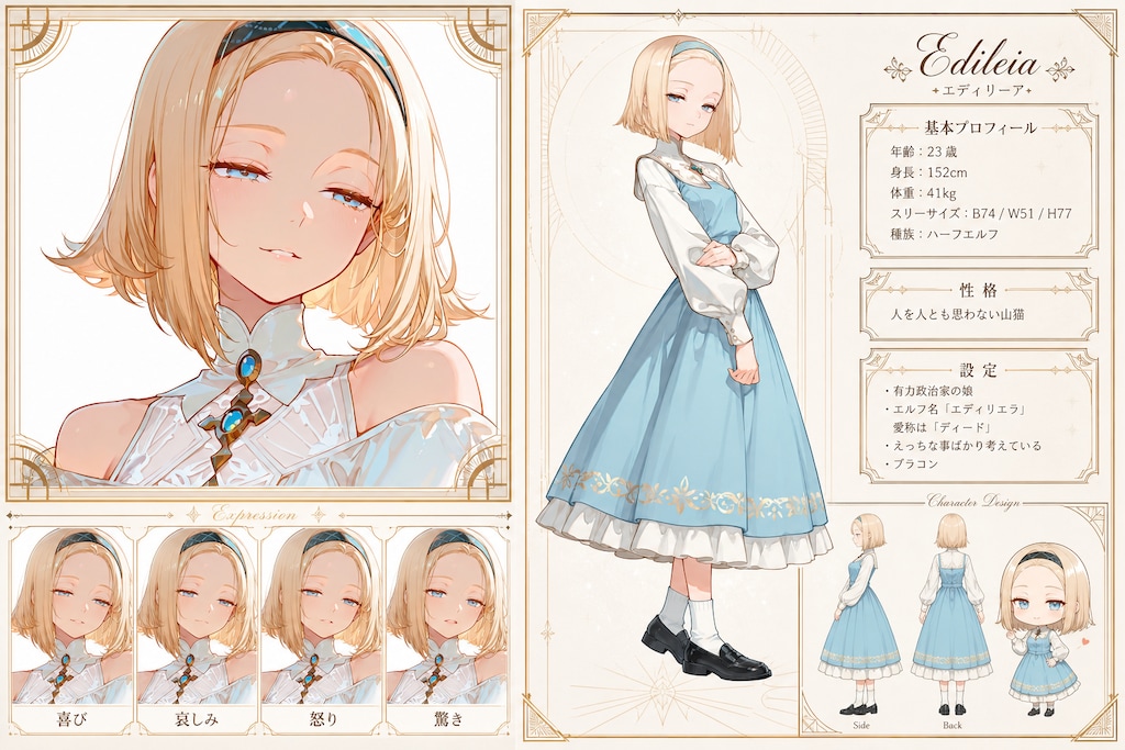 メスガキちゃんキャラクターシート