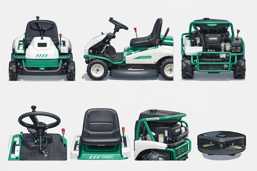 設定図から現場へ ― 乗用モアで行う実用的草刈り作業