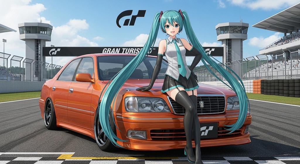 初音ミクとクラウンアスリート