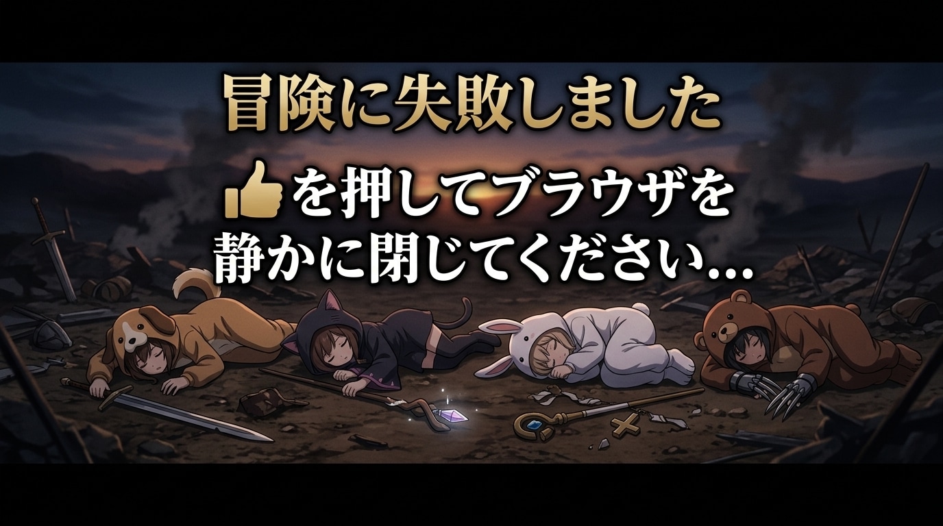 【KIGURUMI QUEST＃２】げーむおーばー | の人気AIイラスト・グラビア