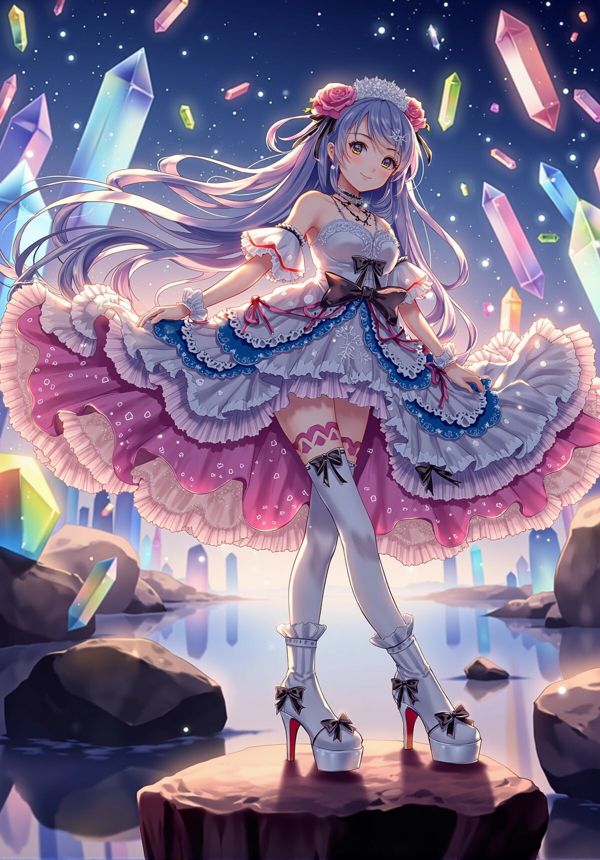 晶合界 | の人気AIイラスト・グラビア