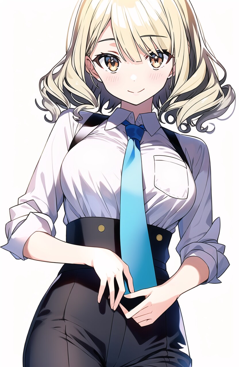 【呪文共有】青いネクタイの女の子