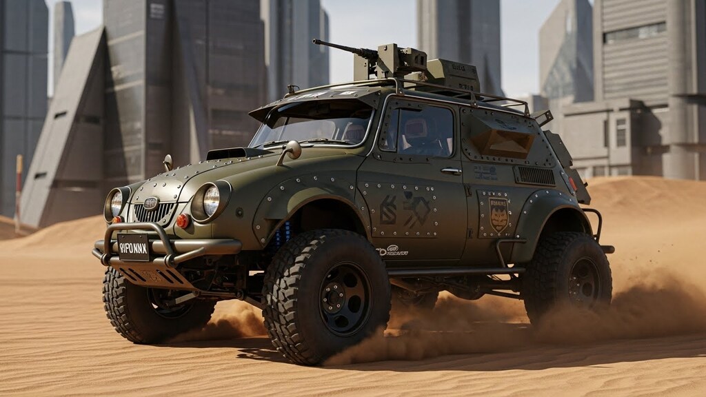 スバル360軍用車