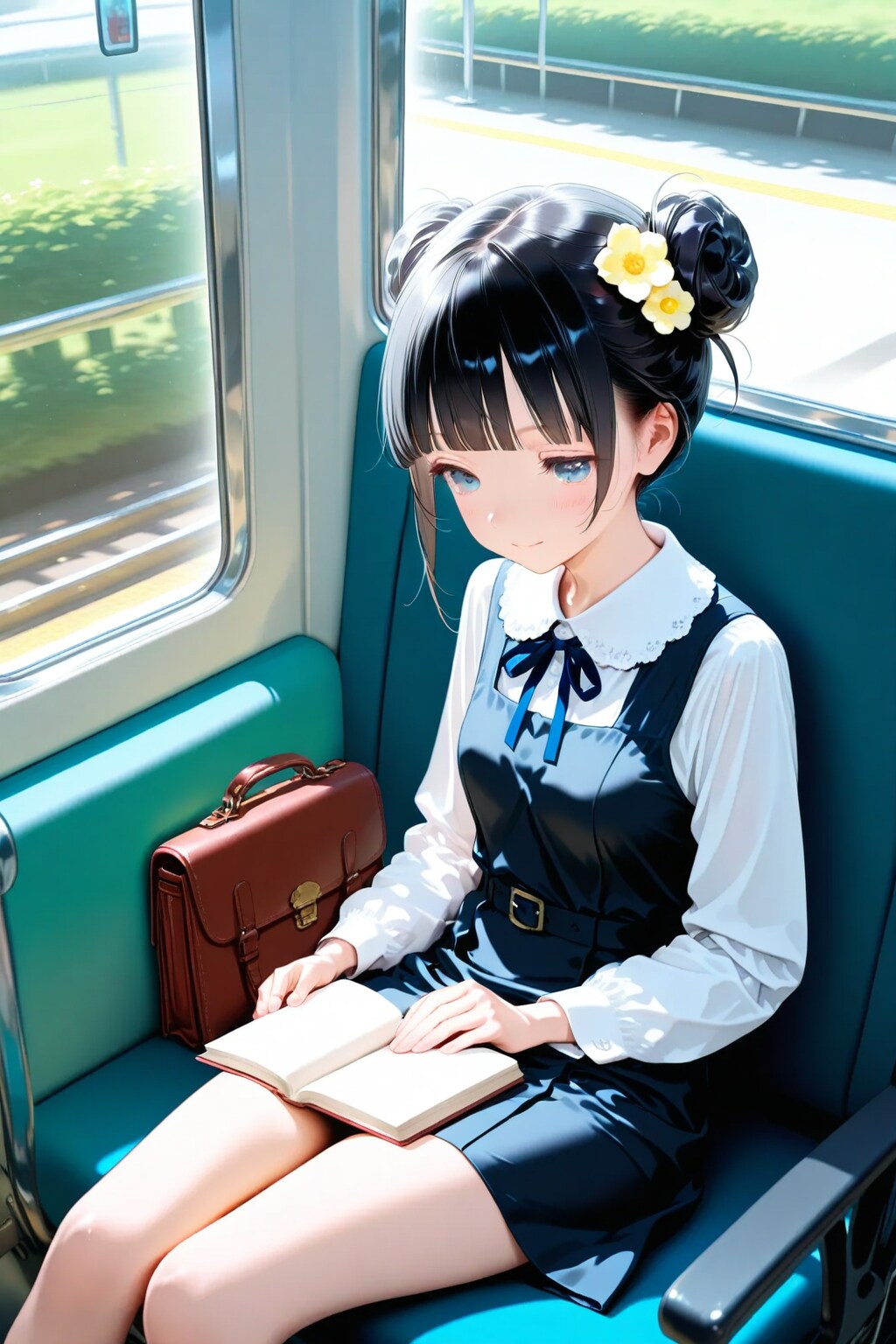 通学中のおだんごちゃん🍡✨