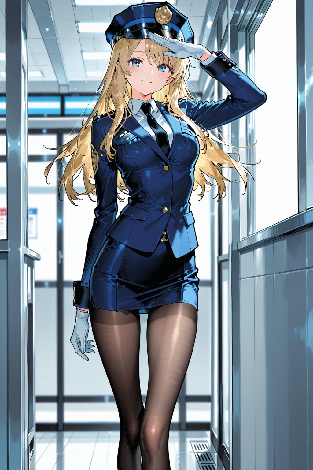 金髪　警察官
