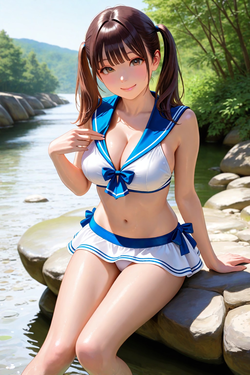 セーラー水着