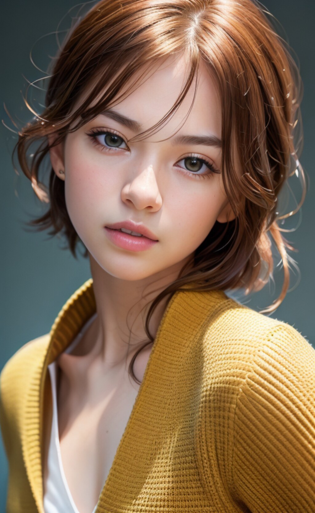 オッドアイの視線は