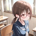 制服+眼鏡 2枚目