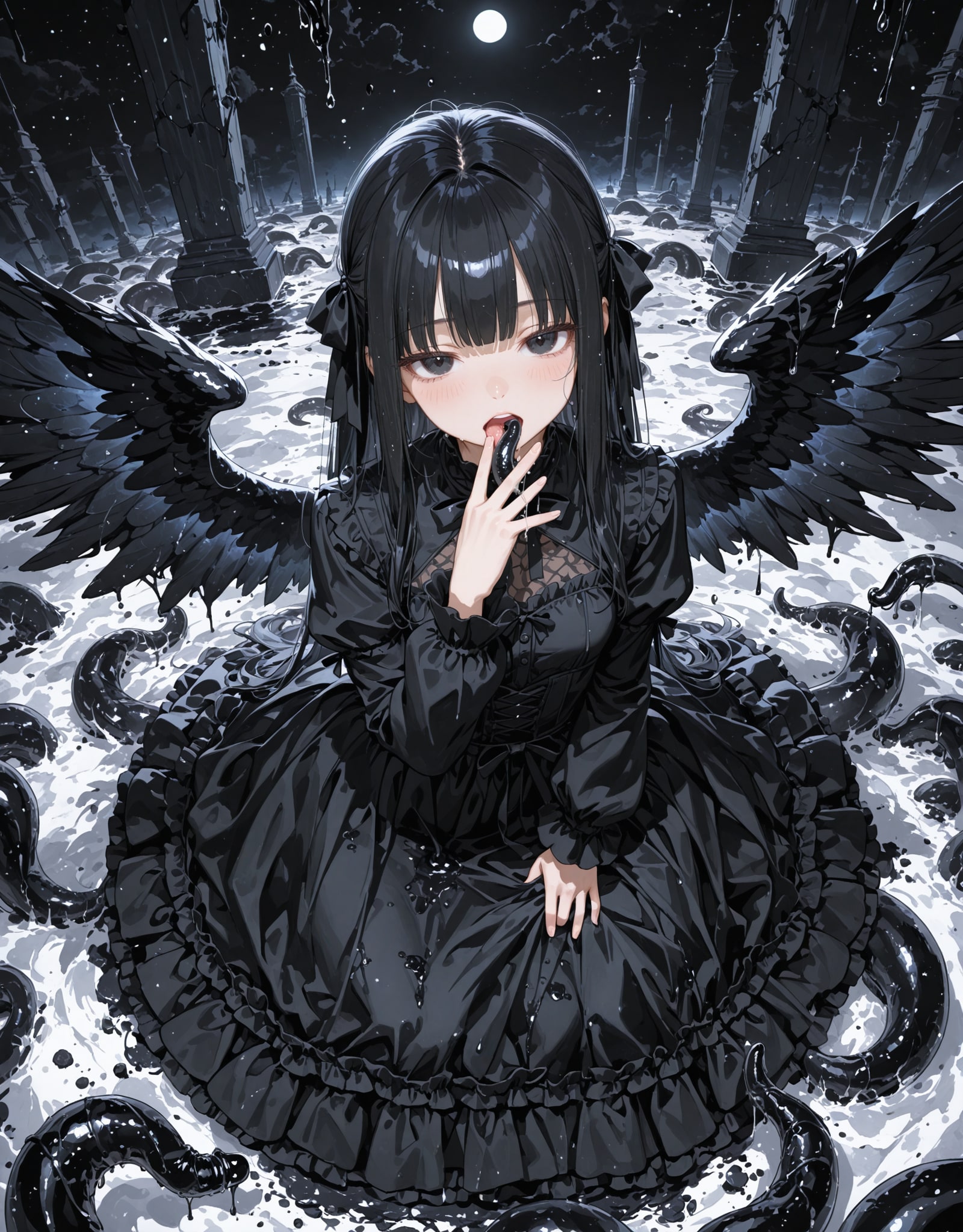 闇春香ちゃん | の人気AIイラスト・グラビア