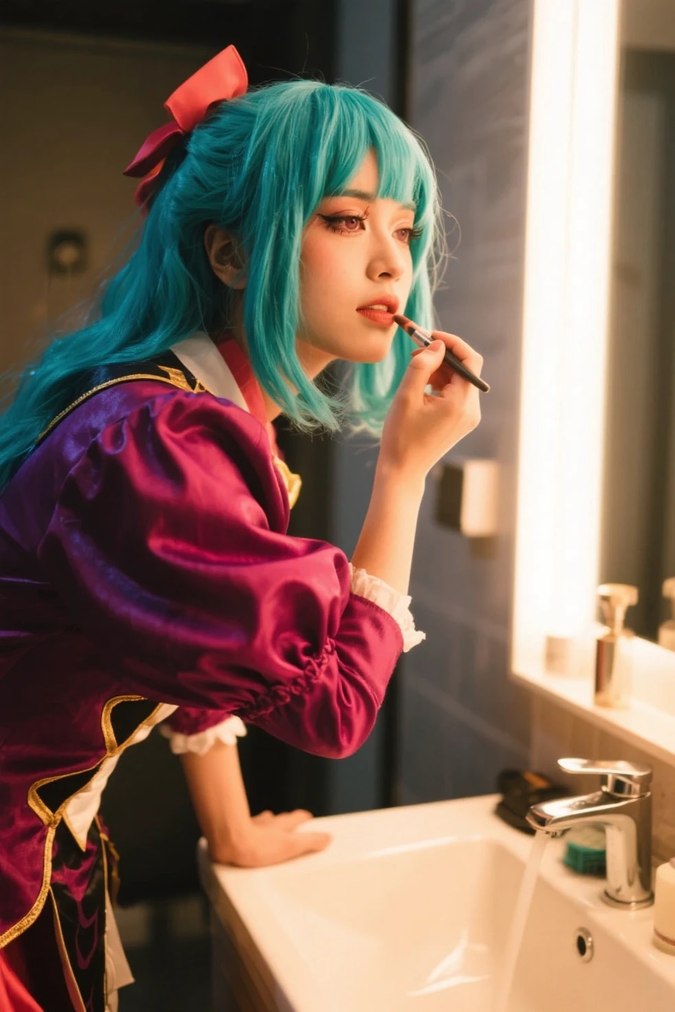 コスプレメイク、準備完了✨
