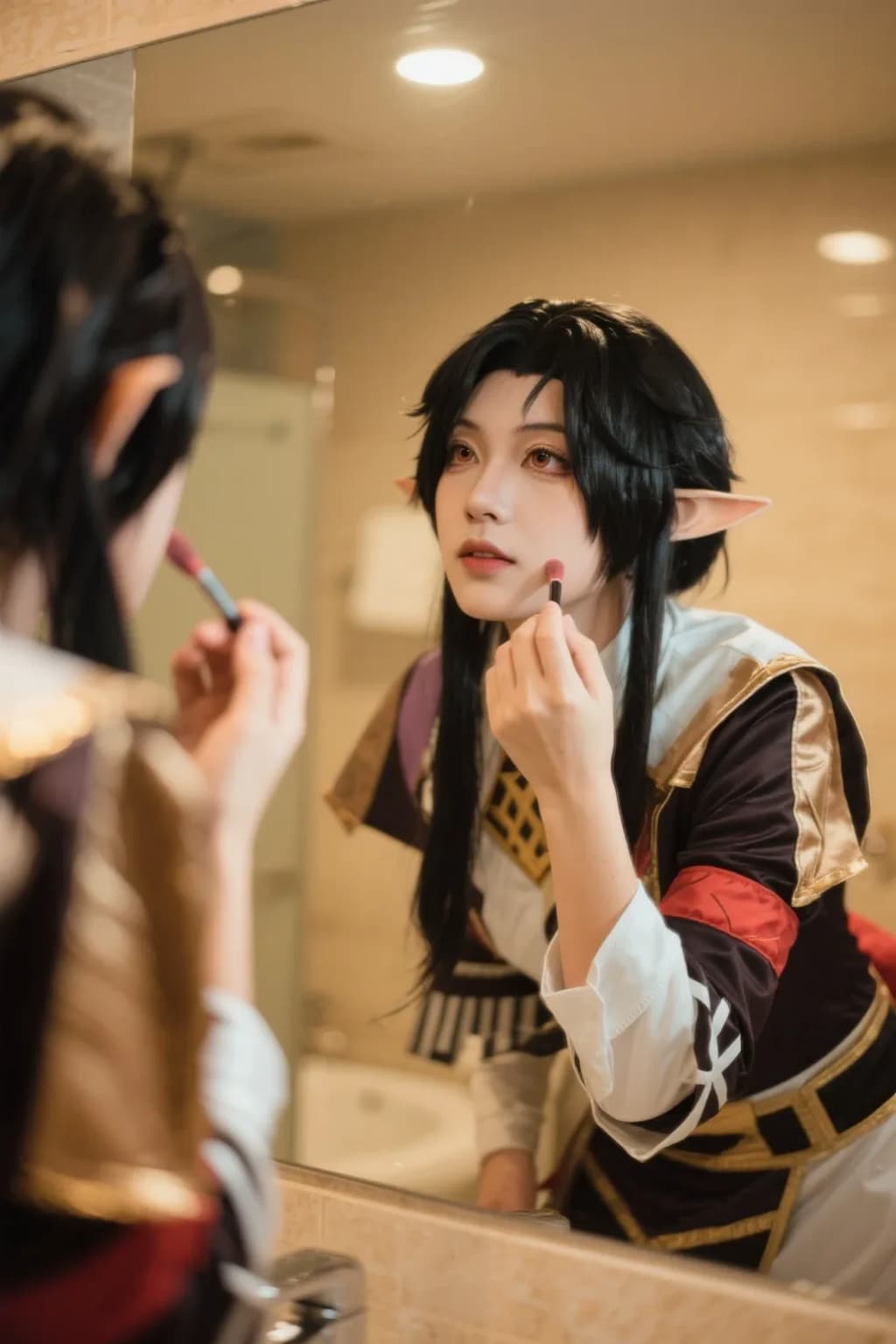 コスプレメイク、準備完了✨