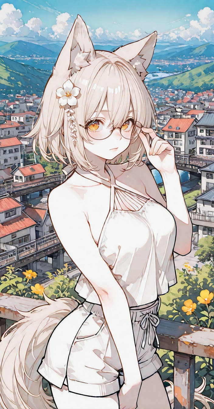 けもみみ娘 | の人気AIイラスト・グラビア