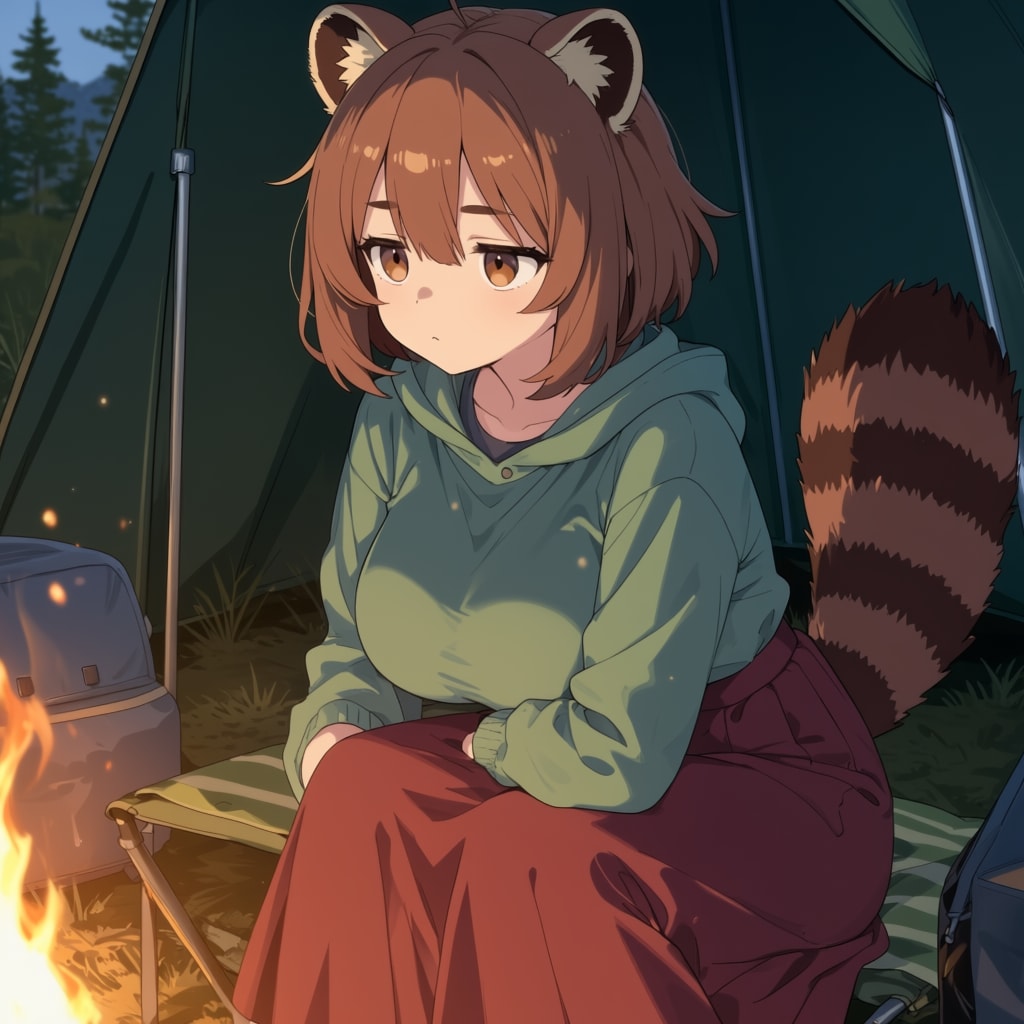 キャンプタヌキ