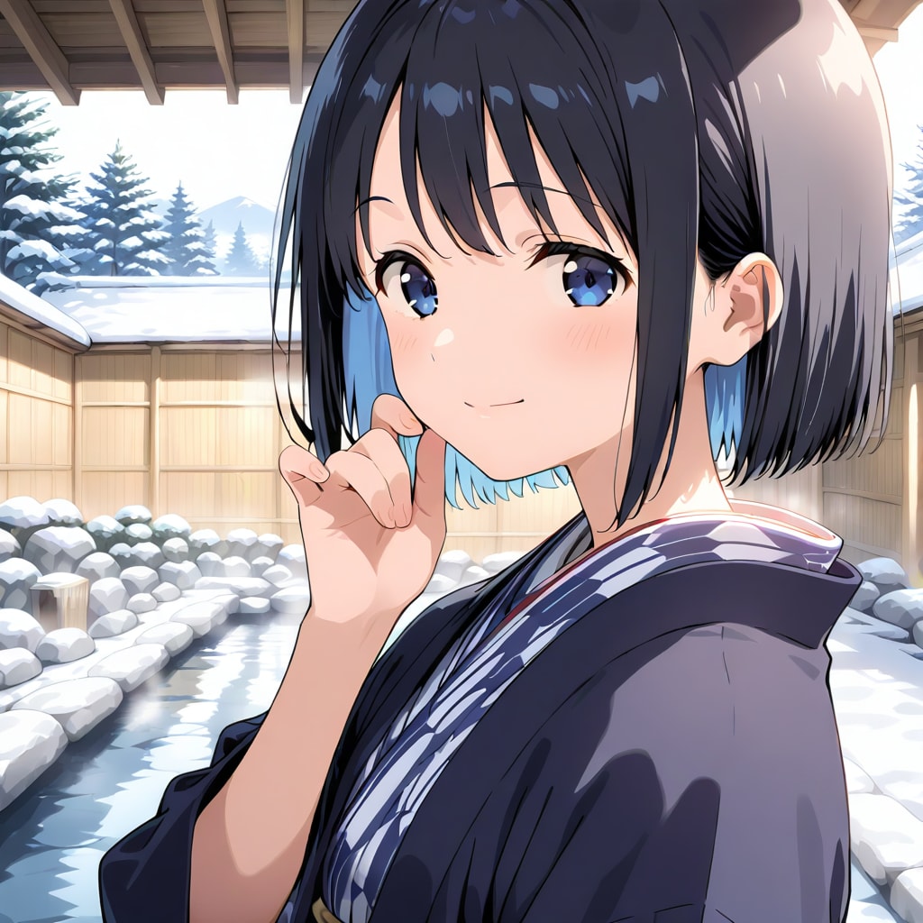 温泉旅館浴衣女子 | の人気AIイラスト・グラビア