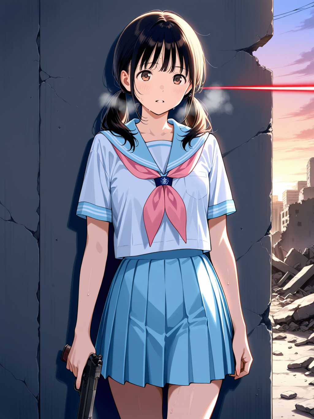 戦闘訓練中の私を襲ったのは、実戦だった。