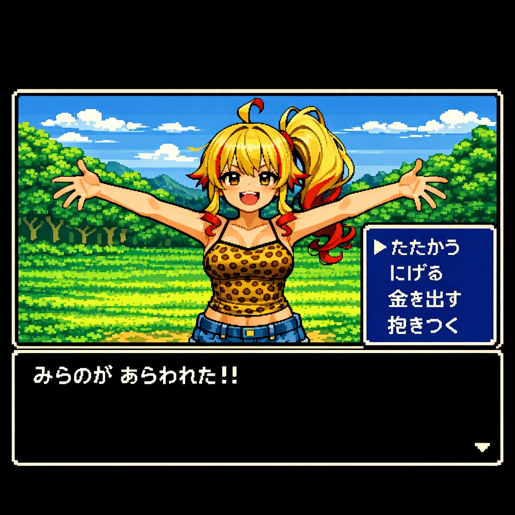 みらのがあらわれた！！