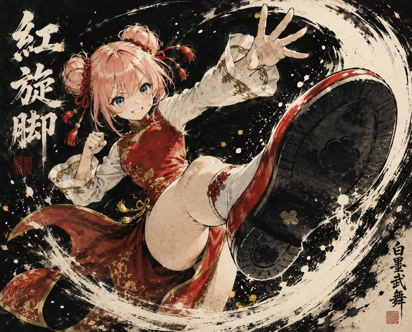紅旋脚 | の人気AIイラスト・グラビア