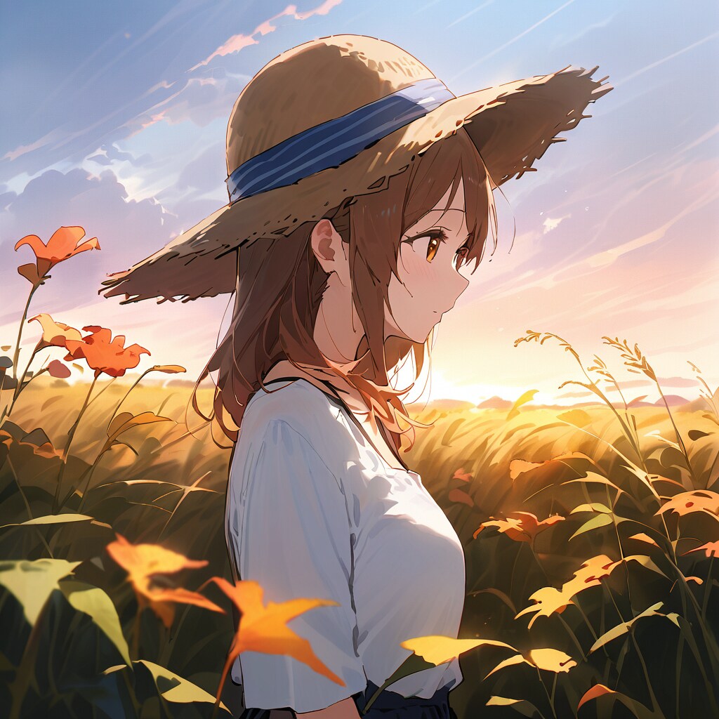 過ぎゆく夏を感じる少女 | の人気AIイラスト・グラビア