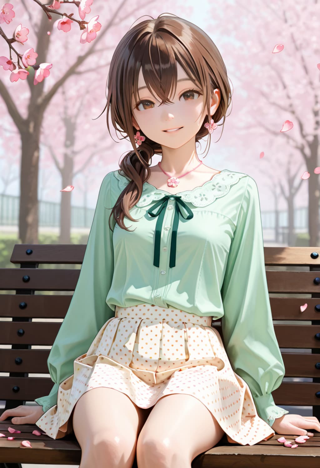 歩美 Spring outfit (2)