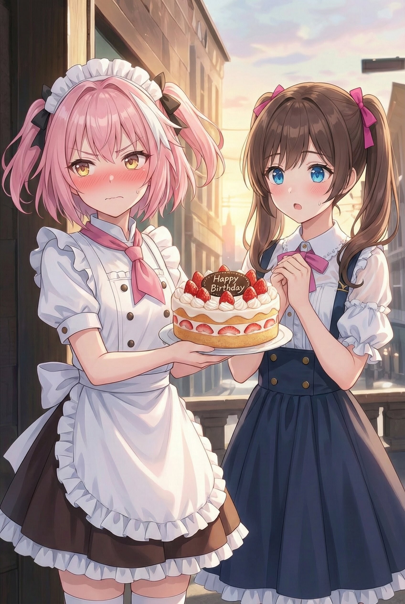 たまたまケーキ作っただけよ