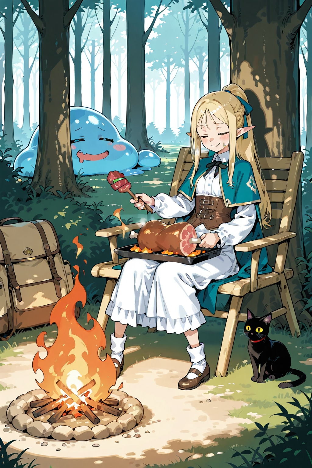 冒険者のキャンプ🔥 | の人気AIイラスト・グラビア