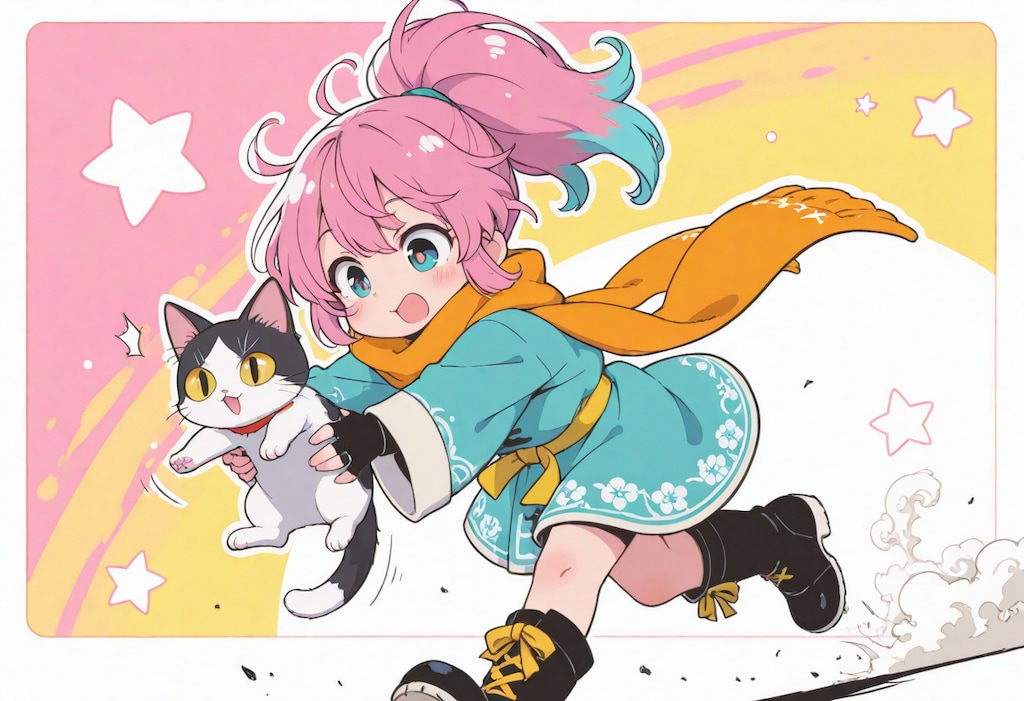 つっかまえた♪