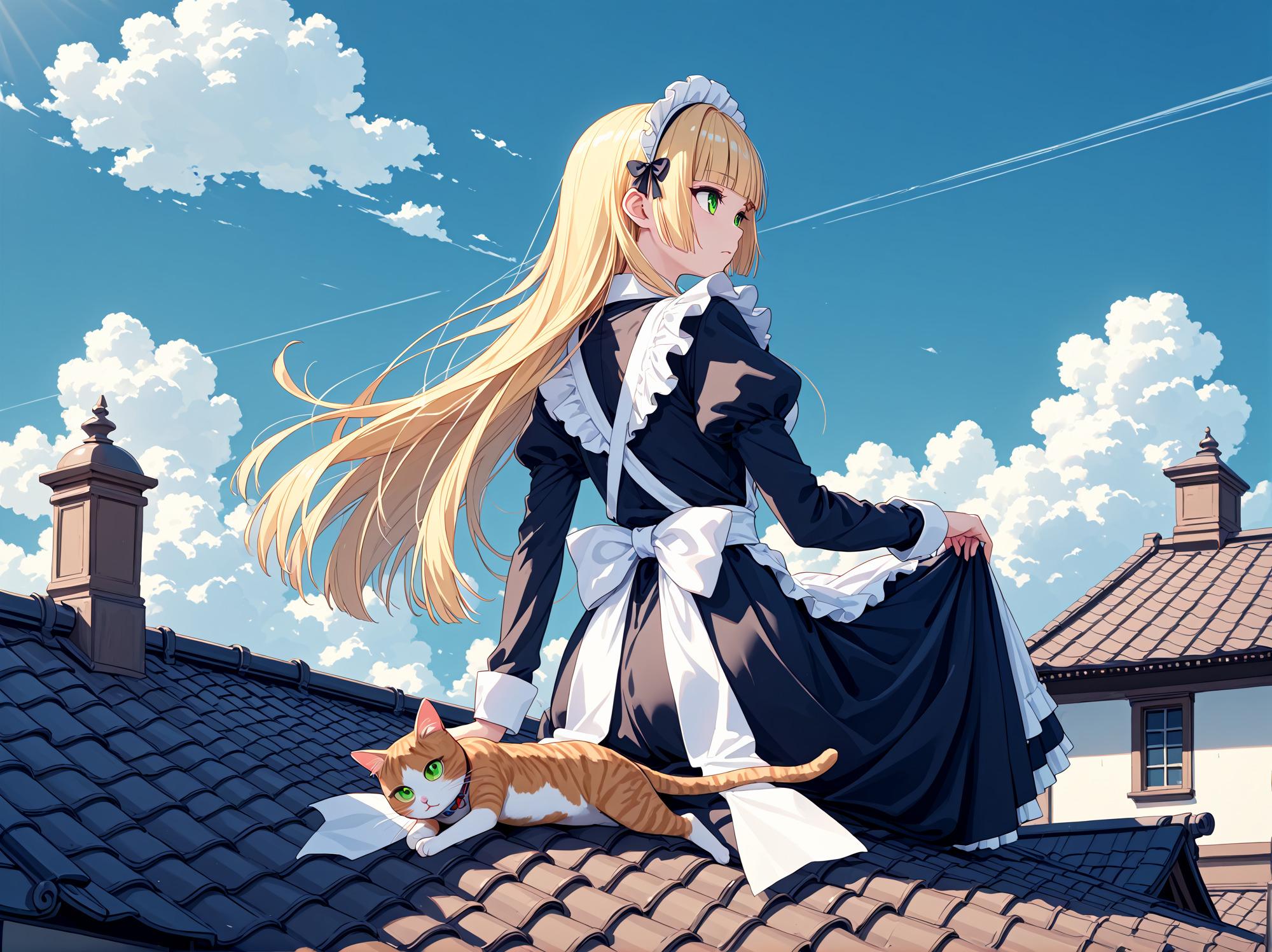 休憩中です(サボりではありません) | の人気AIイラスト・グラビア