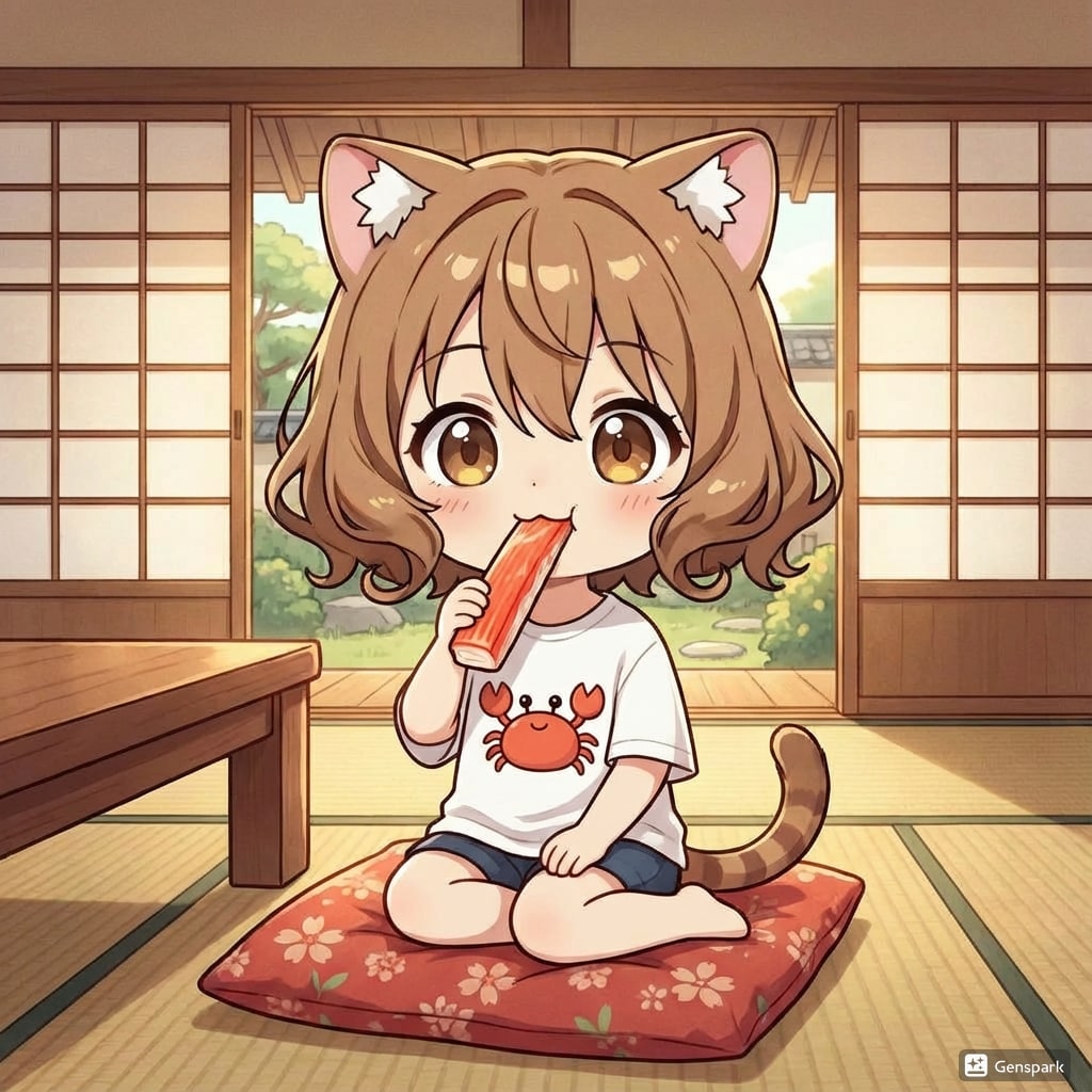 かにかまもくえるんだな