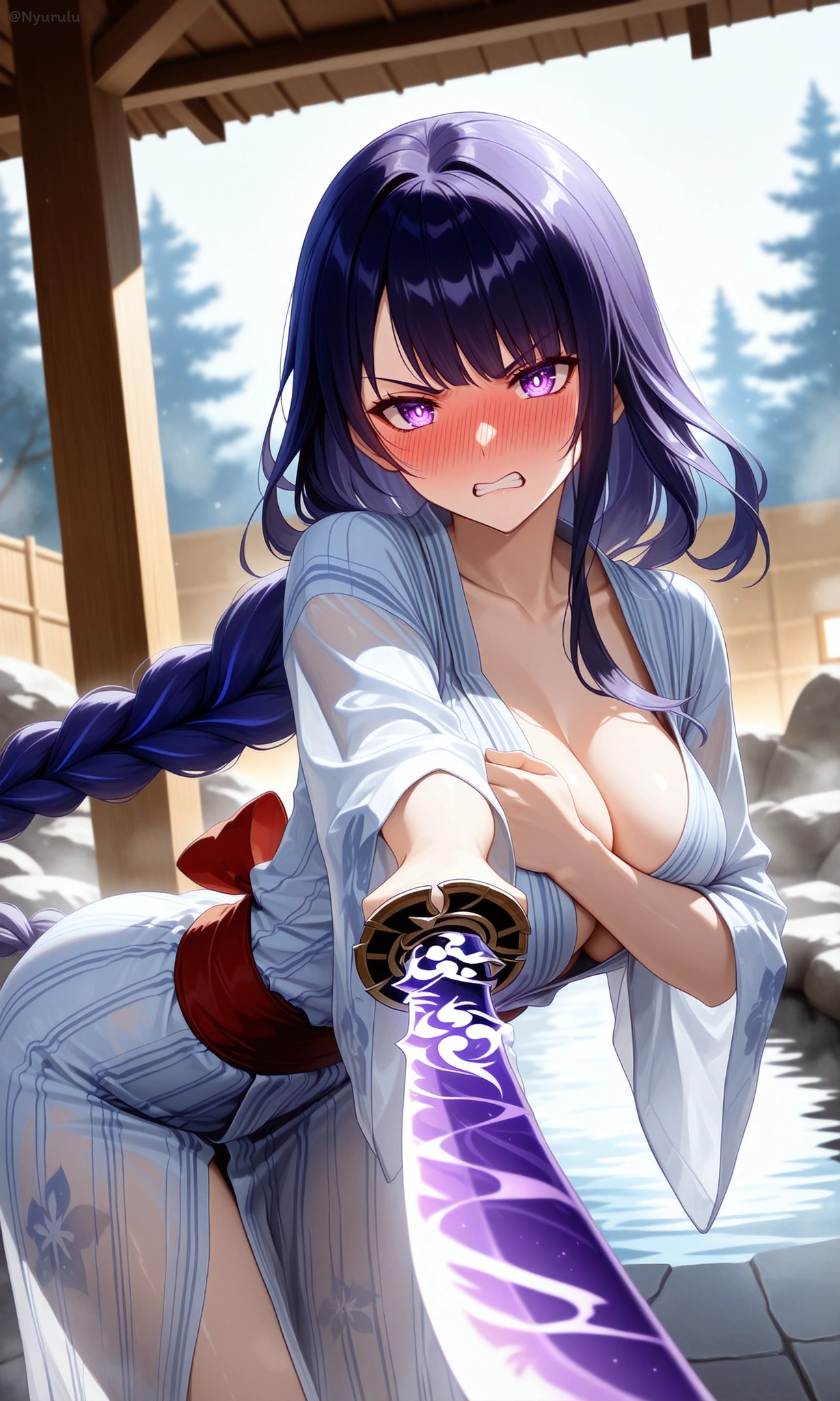 雷電将軍「見ましたね！💢」