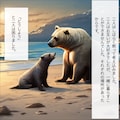 海辺のクマ 8枚目