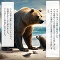 海辺のクマ 5枚目