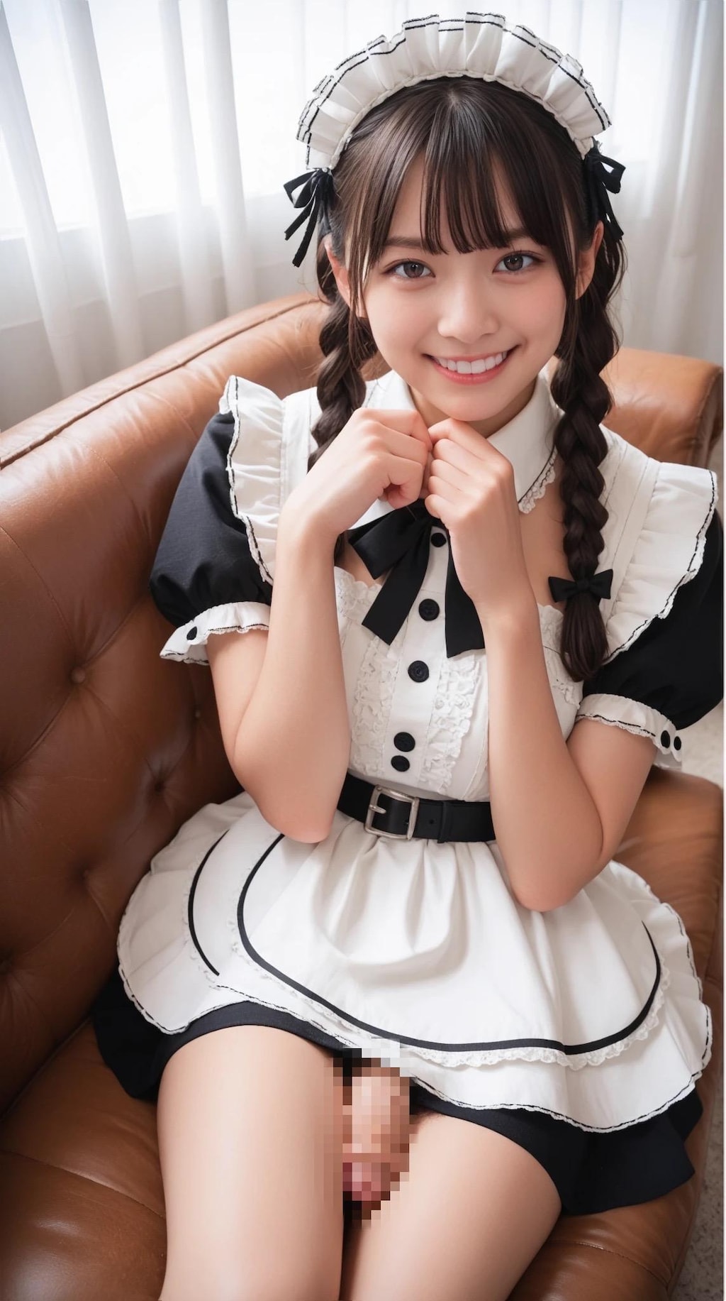 いつぞやのガニ股メイドちゃん