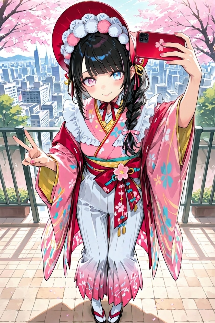 乙女桜スナップ | の人気AIイラスト・グラビア