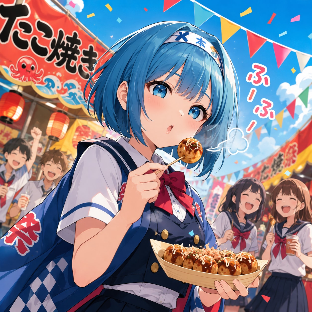文化祭でたこ焼きを食べる【過去作改変】