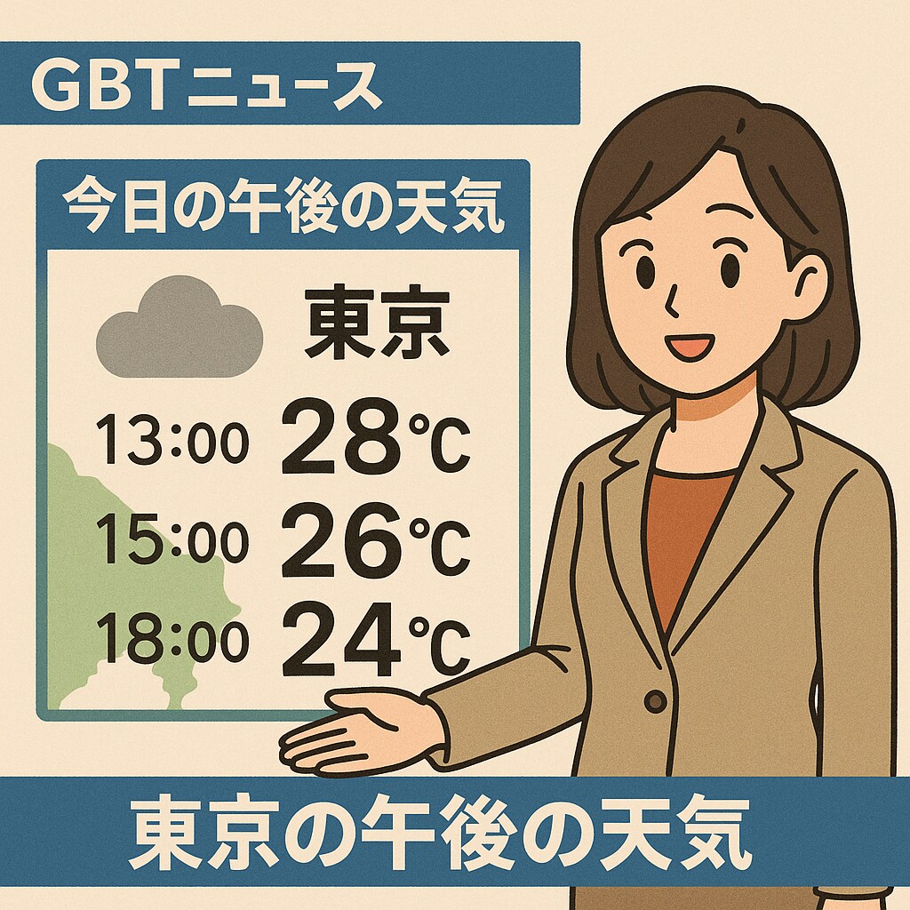 午後の天気 2025/6/12 東京 | の人気AIイラスト・グラビア