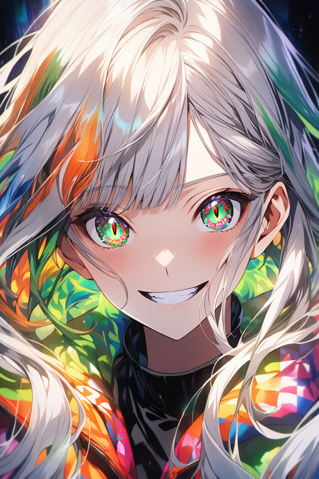 狂気の笑み