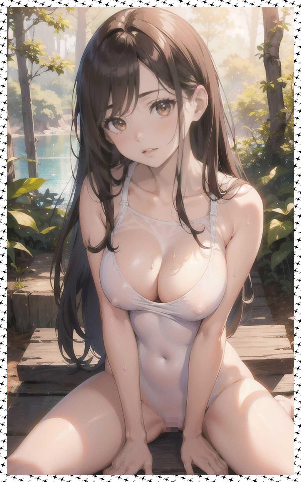 巨乳レオタードSEX　 Big breasts leotard SEX