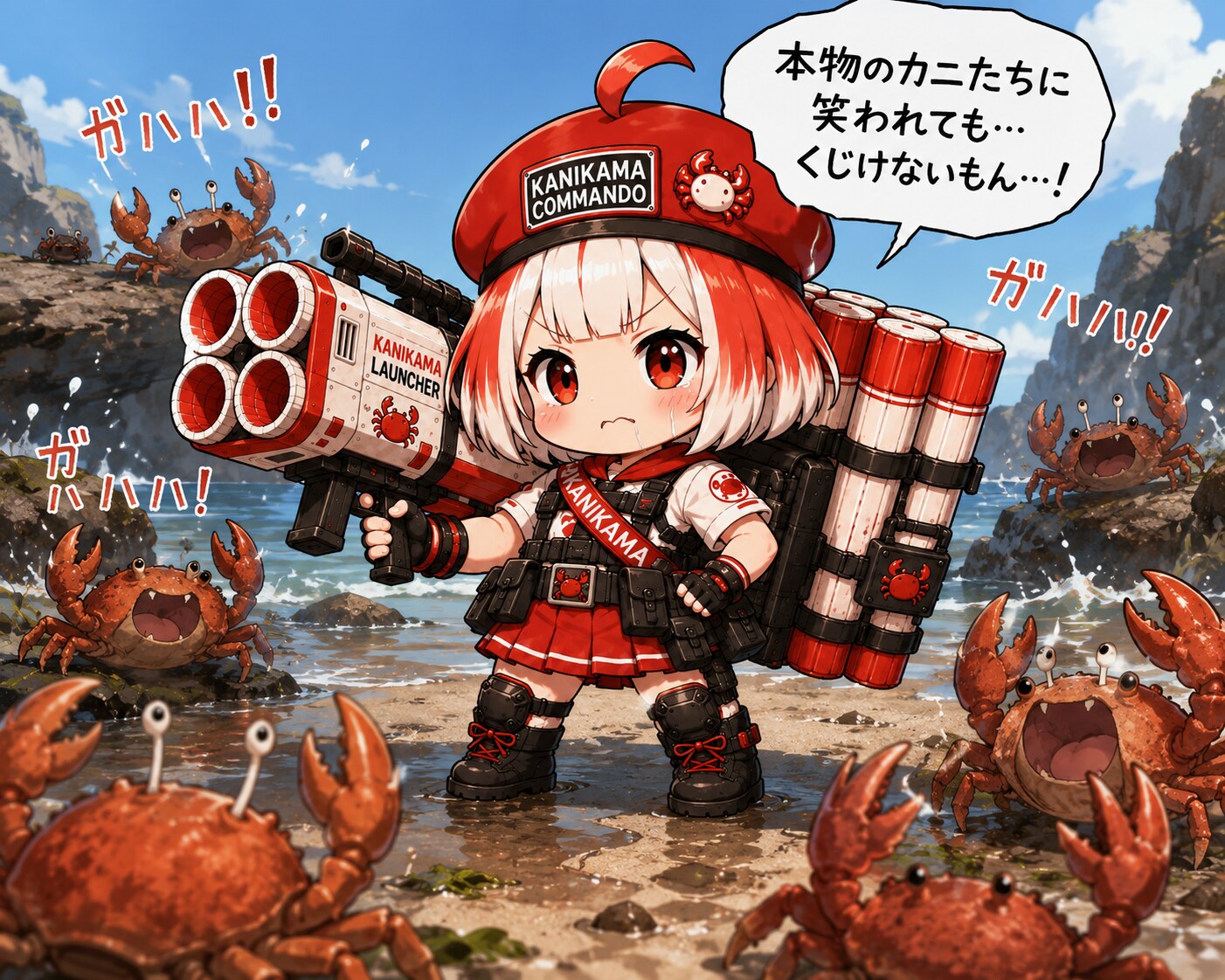カニカマちゃんはくじけない
