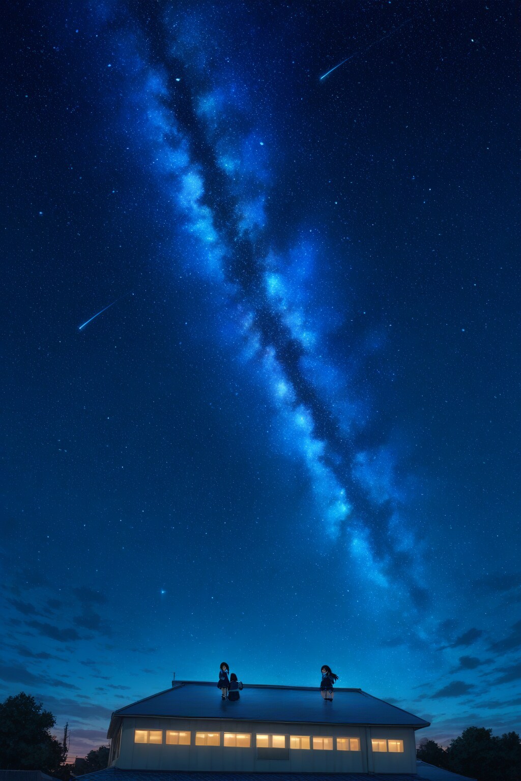 星空を眺めていた