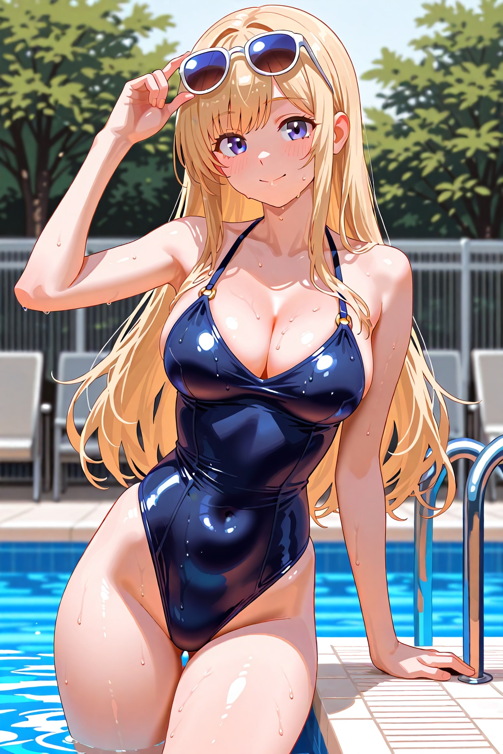 水着とサングラス　２